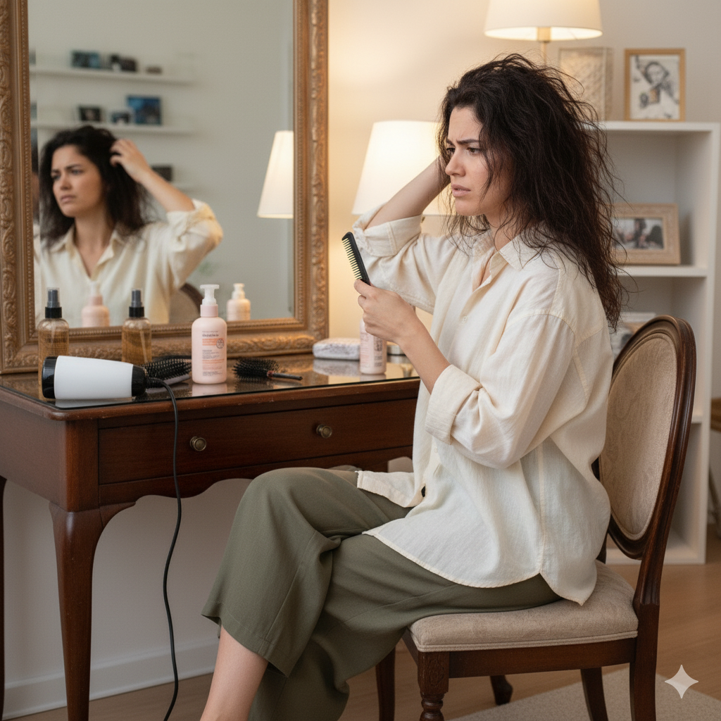 علاج الشعر الجاف