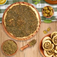 فطائر الشوفان بالزعتر