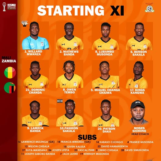 تشكيل منتخب زامبيا، فيتو