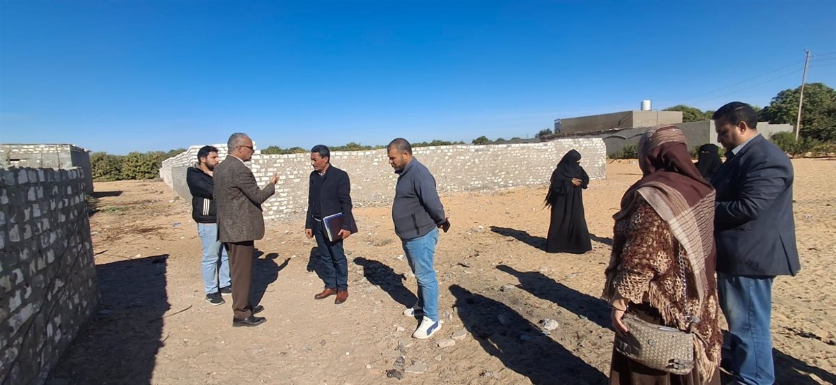 جانب من فحص الشكوى ميدانيا، فيتو