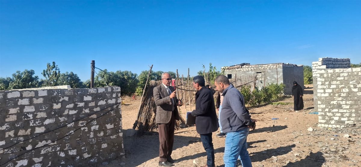 جانب من فحص الشكوى ميدانيا، فيتو