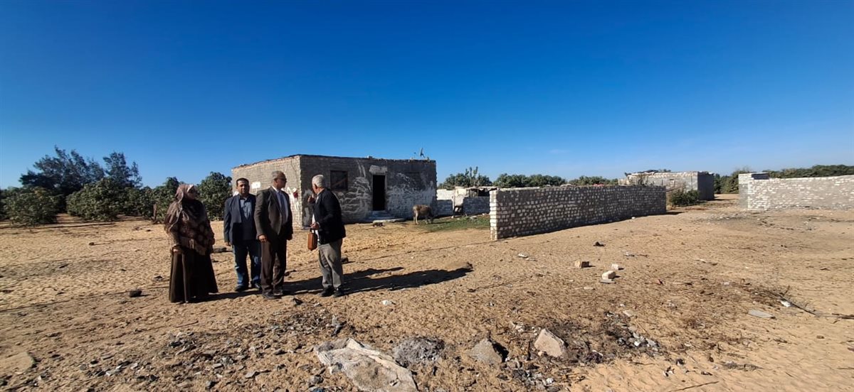 جانب من فحص الشكوى ميدانيا، فيتو