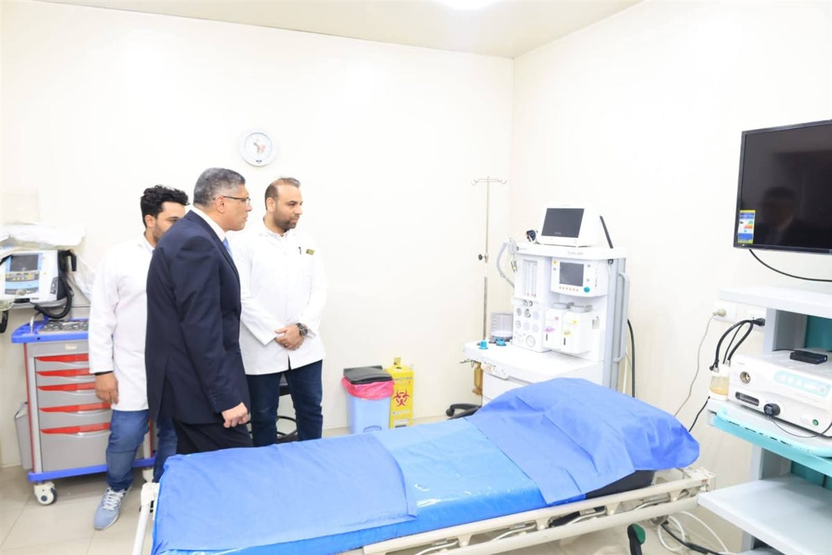 محافظ الجيزة يفتتح قسم رعاية المخ والأعصاب