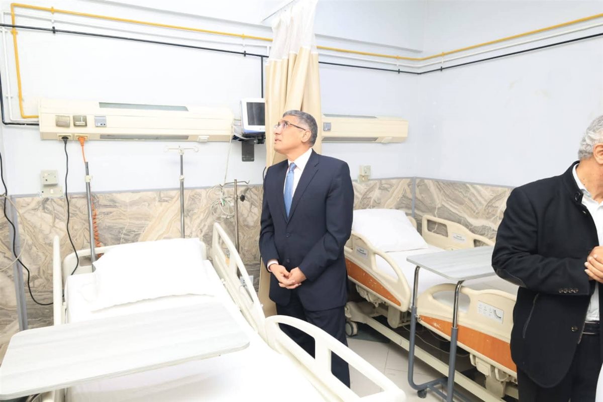 محافظ الجيزة يفتتح قسم رعاية المخ والأعصاب