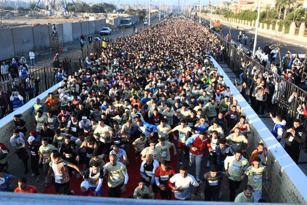 60 ألف مشارك في النسخة العاشرة من ماراثون زايد بحضور وزير الرياضة