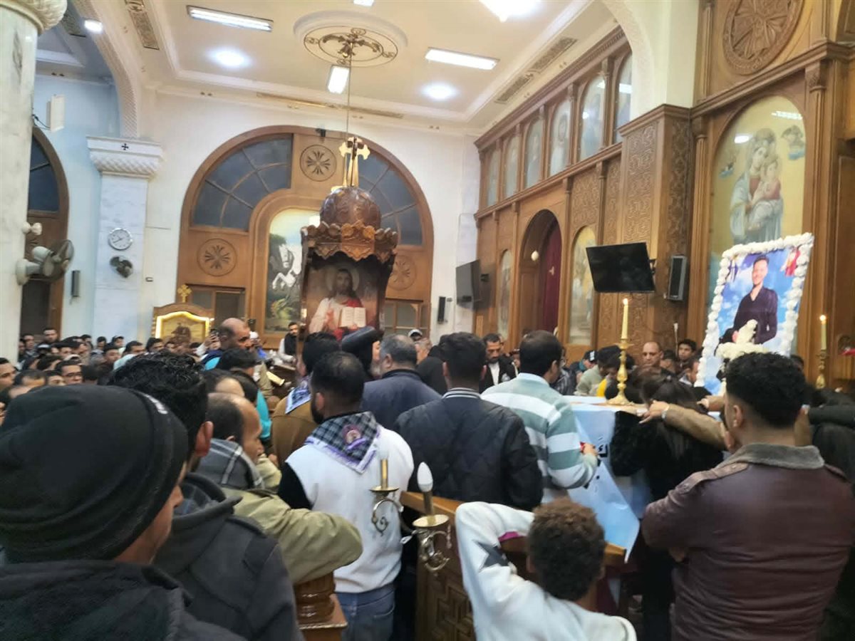 جثمان مينا جاد ضحية الهجرة غير الشرعية، المنيا، فيتو&nbsp;