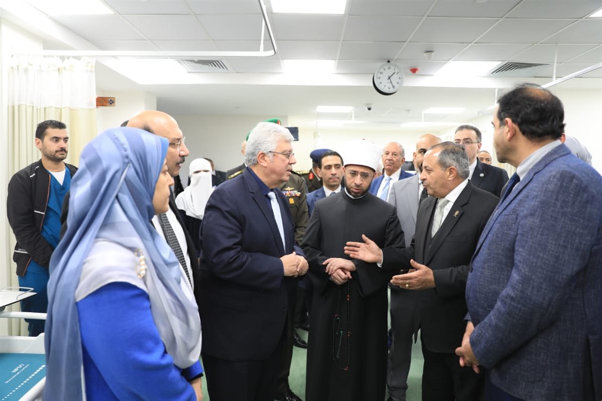 وزيرا التعليم العالي والأوقاف يفتتحان مستشفى جامعة بورسعيد&nbsp;