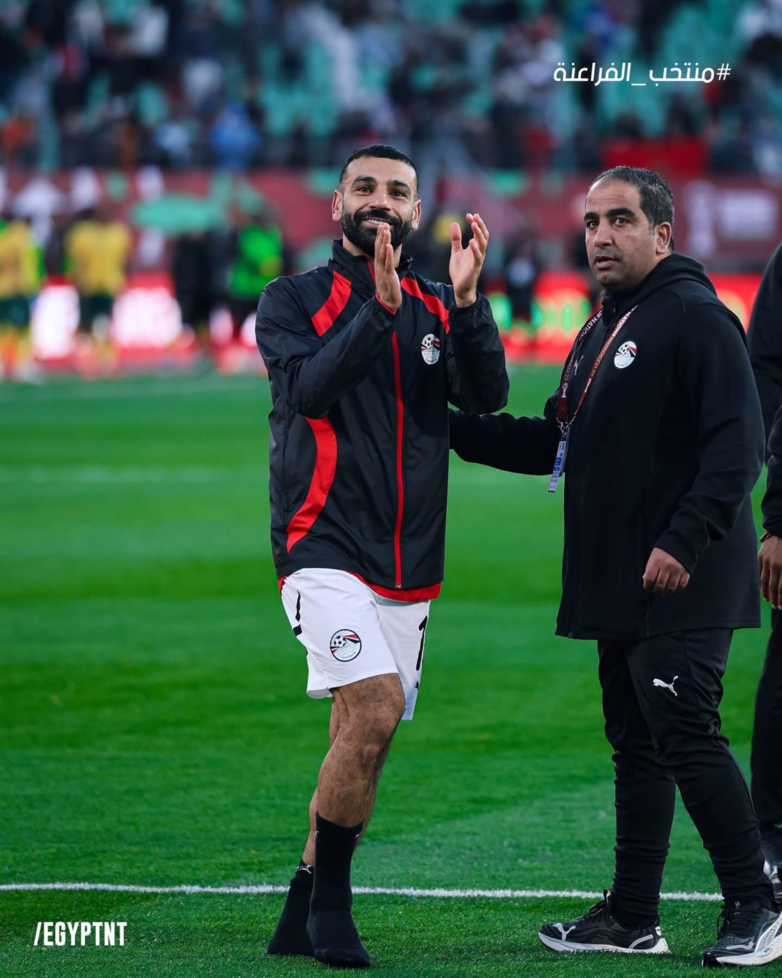 محمد مراد المنسق الإعلامي لمنتخب مصر رفقة صلاح، فيتو