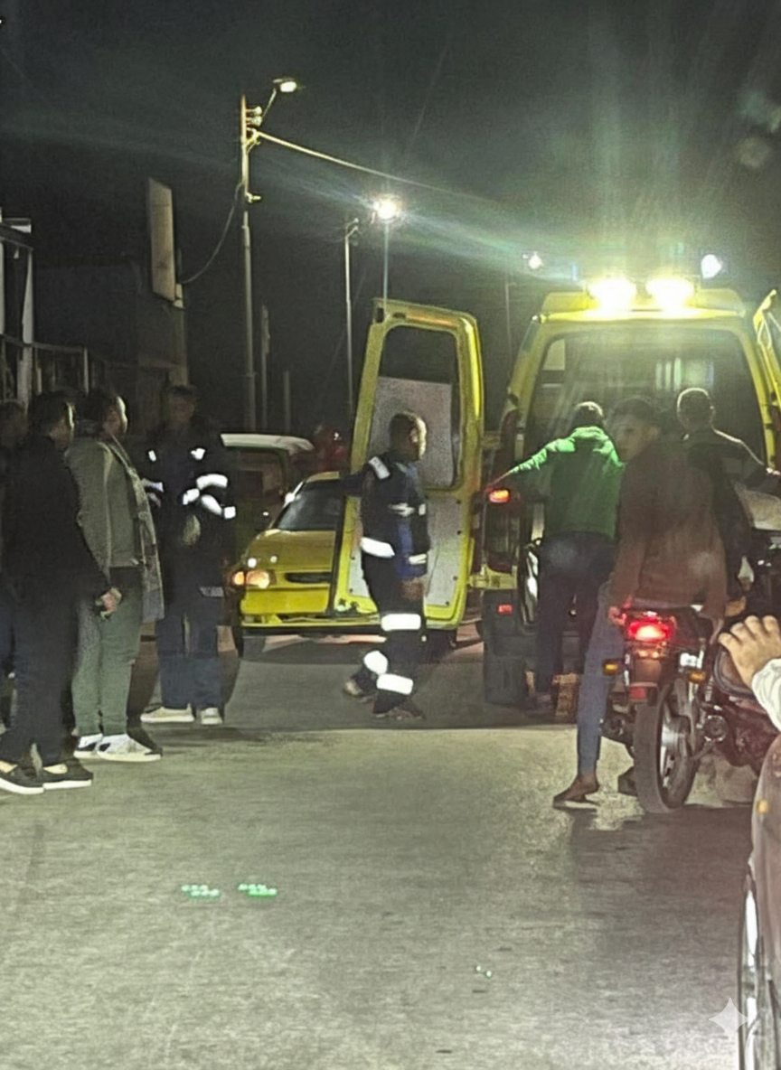 وفاة شخص وإصابة آخر بإصابات بالغة في حادث تصادم أمام وحدة مرور المحلة