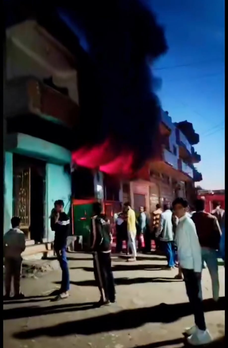 حريق يلتهم فرن عيش بقرية أبشواي الملق في الغربية&nbsp;