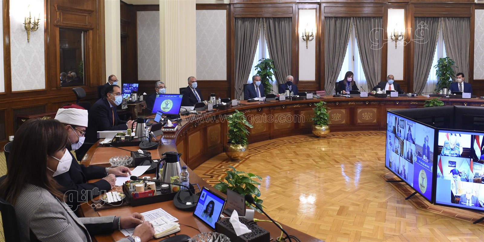  بدء اجتماع مجلس الوزراء برئاسة مصطفى مدبولي (5)