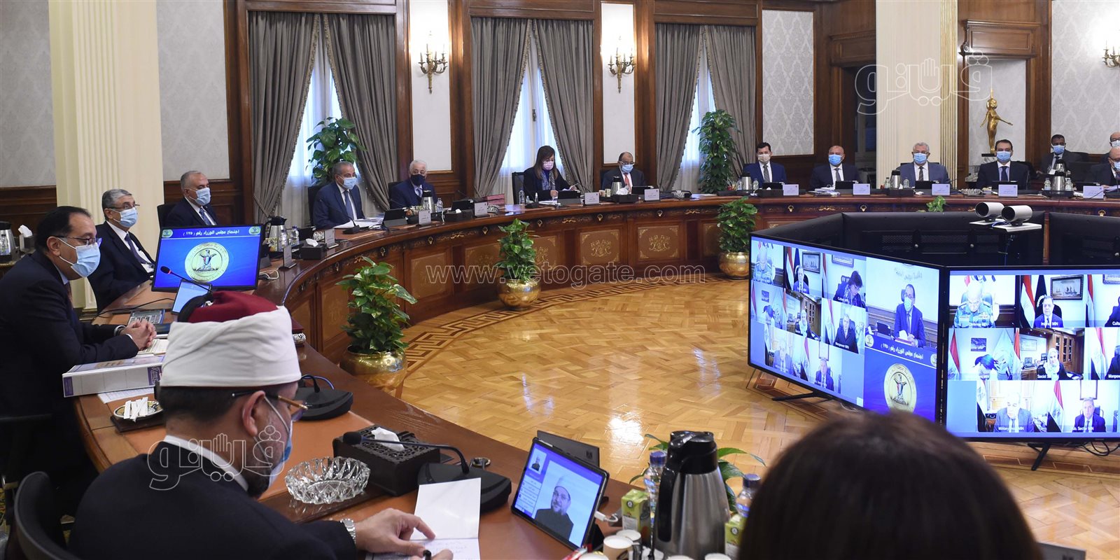  بدء اجتماع مجلس الوزراء برئاسة مصطفى مدبولي (6)