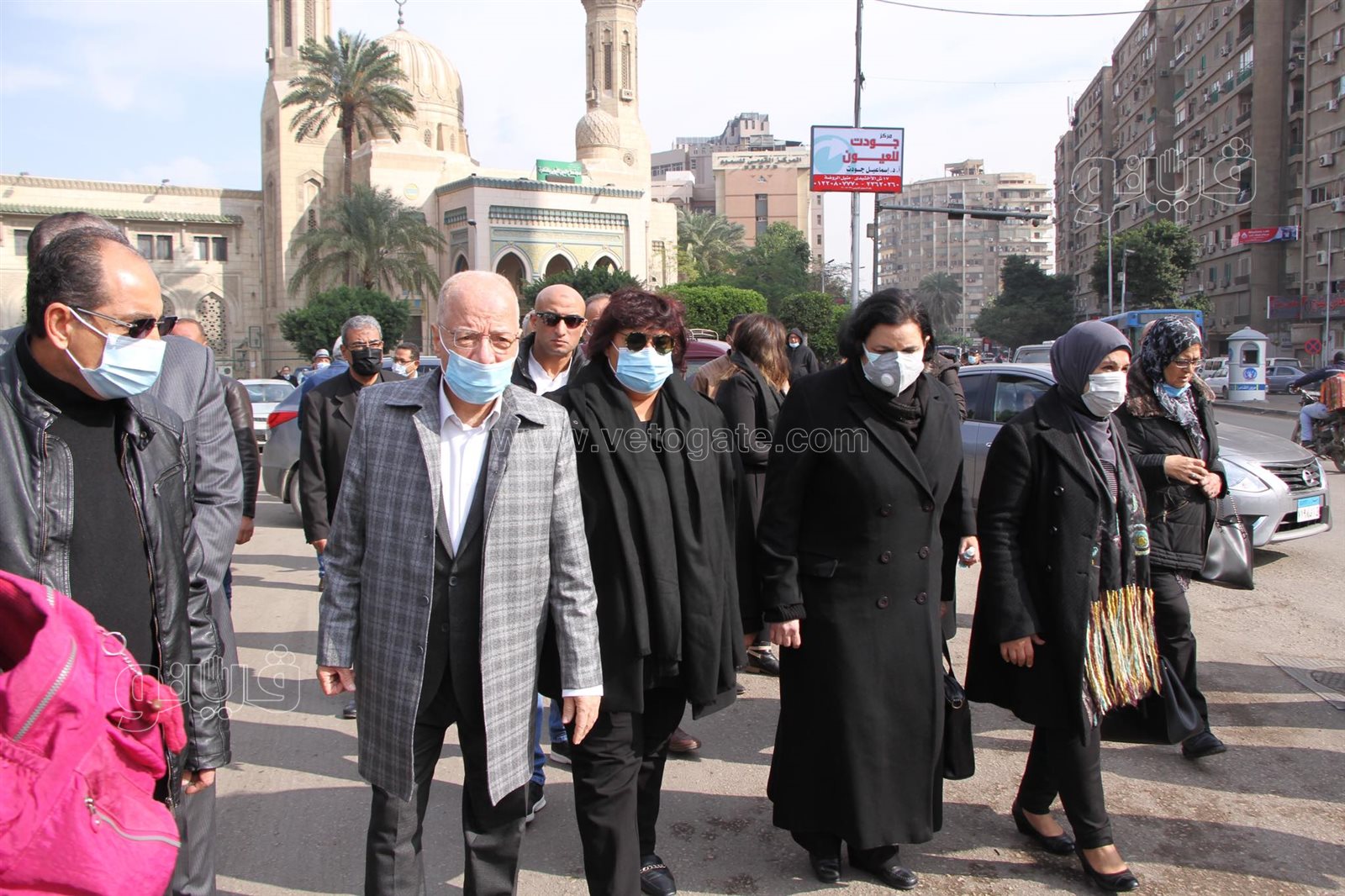 انطلاق مسيرة تقودها وزيرة الثقافة إلى جامعة القاهرة لتأبين جابر عصفور (4)