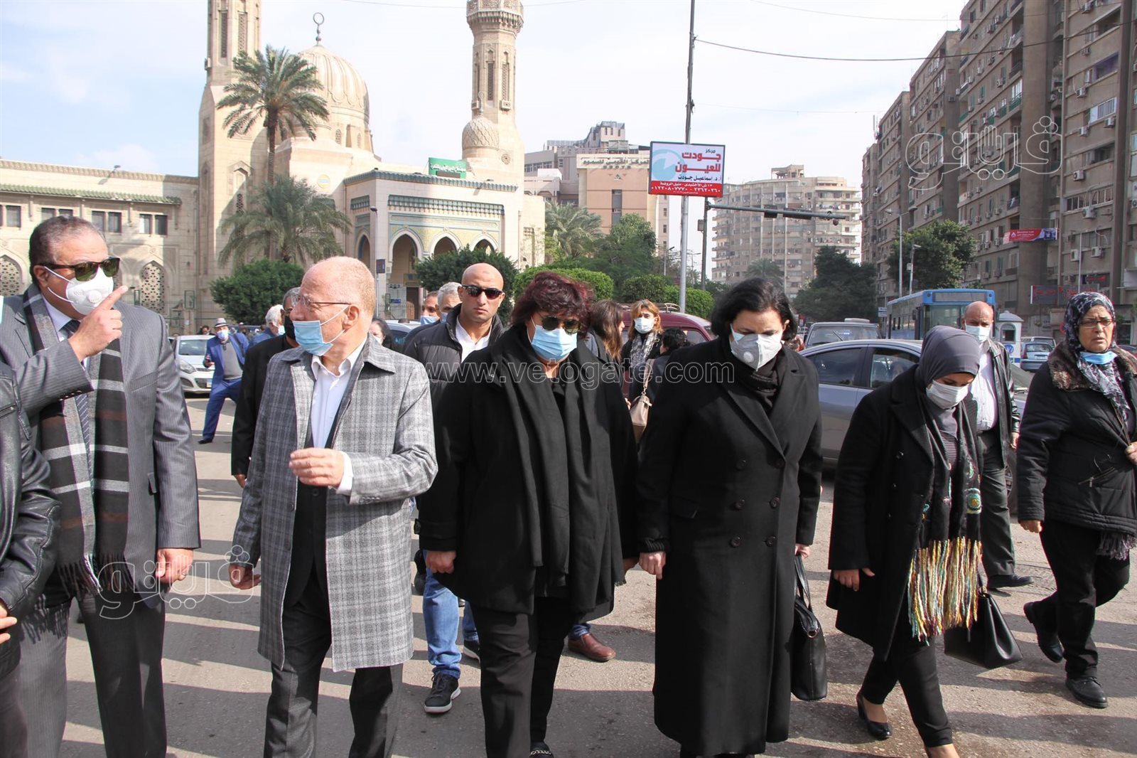 انطلاق مسيرة تقودها وزيرة الثقافة إلى جامعة القاهرة لتأبين جابر عصفور (6)