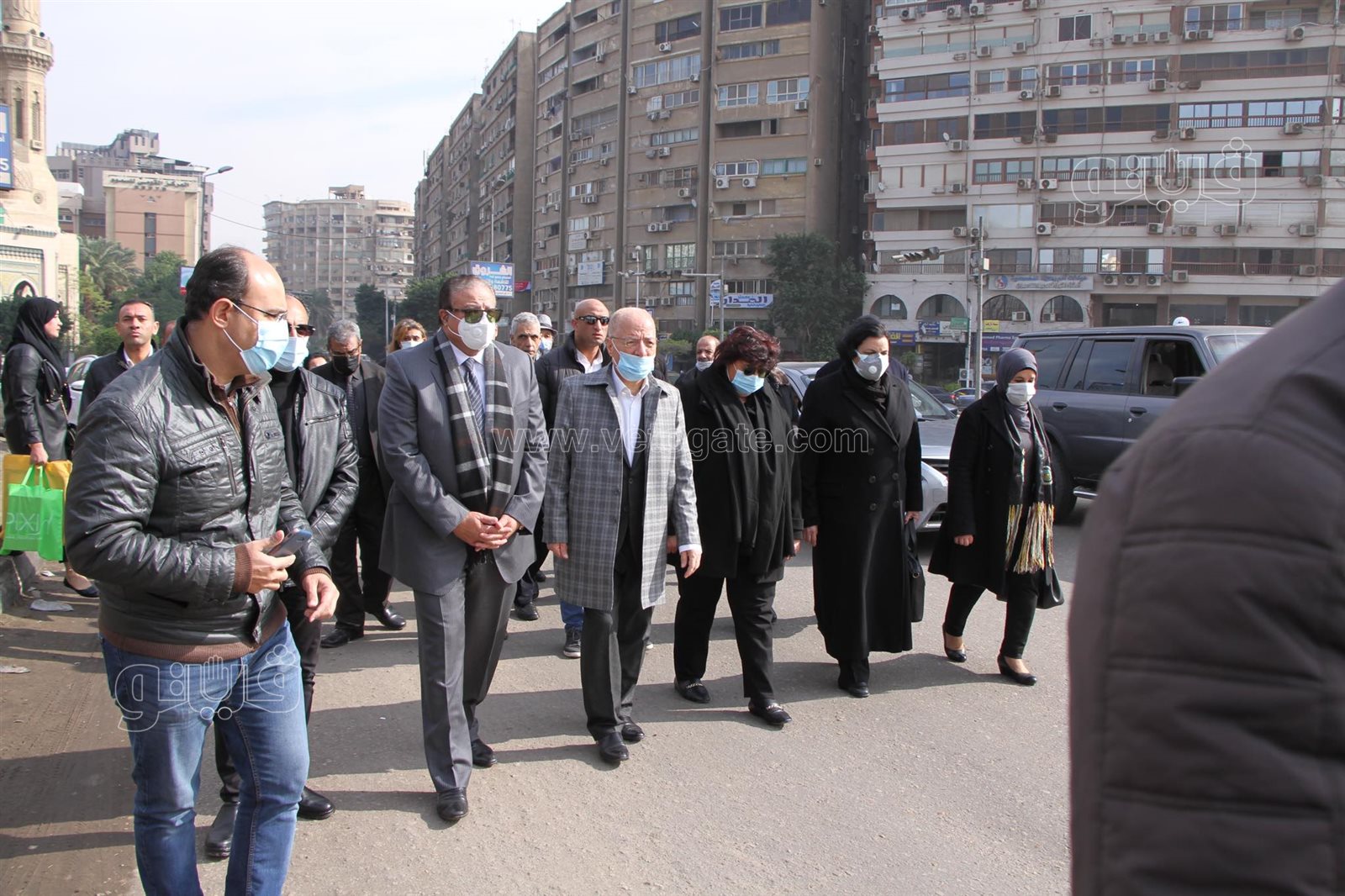 انطلاق مسيرة تقودها وزيرة الثقافة إلى جامعة القاهرة لتأبين جابر عصفور (10)