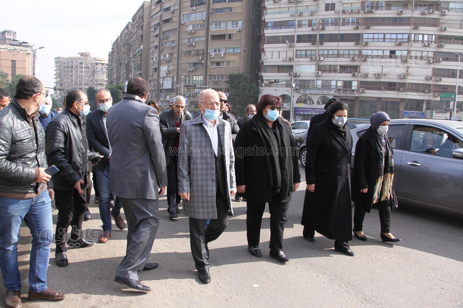 انطلاق مسيرة تقودها وزيرة الثقافة إلى جامعة القاهرة لتأبين جابر عصفور (21)