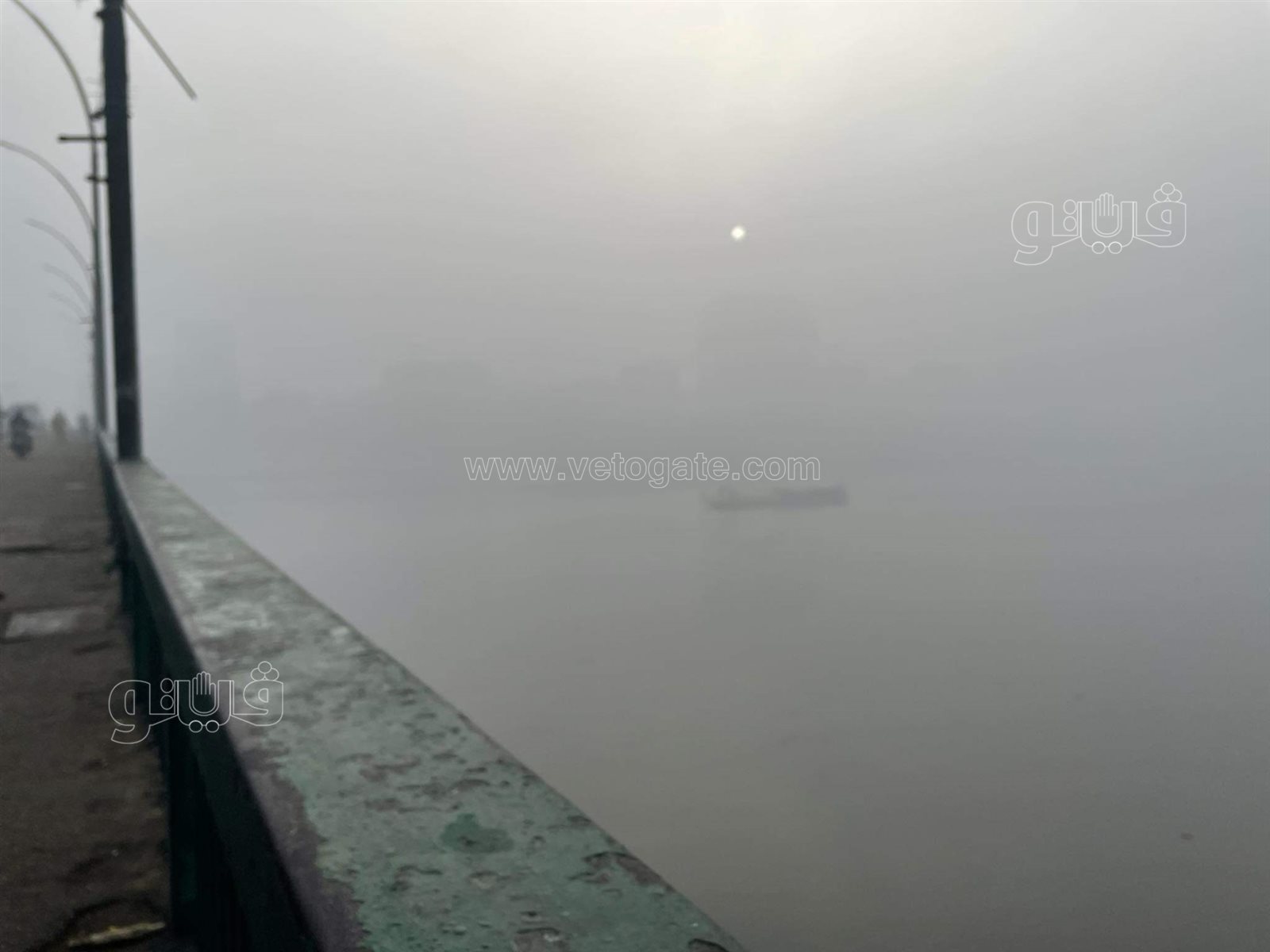 شبورة كثيفة وسحب ملبدة بالغيوم تسود الأجواء بالجيزة والقاهرة (10)