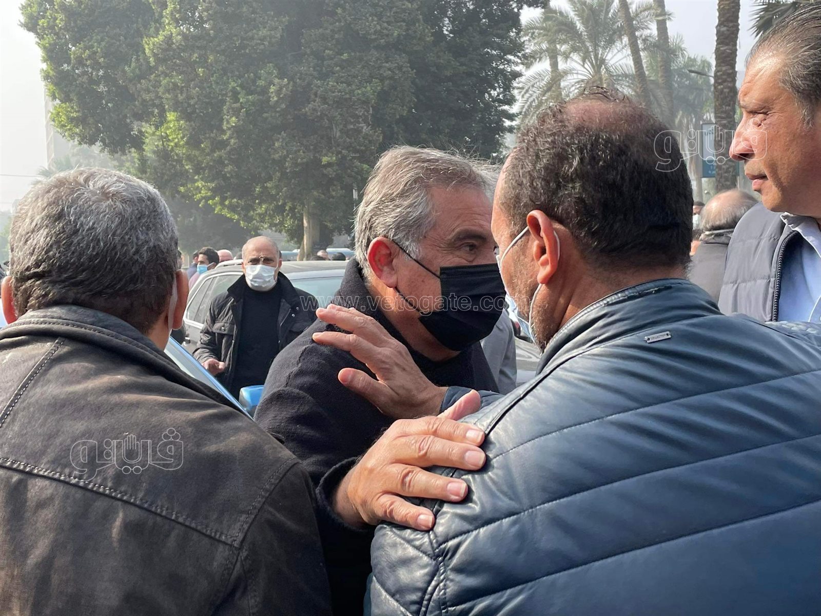 تشييع جثمان إبراهيم حجازي بحضور الخطيب ونجوم الرياضة (4)