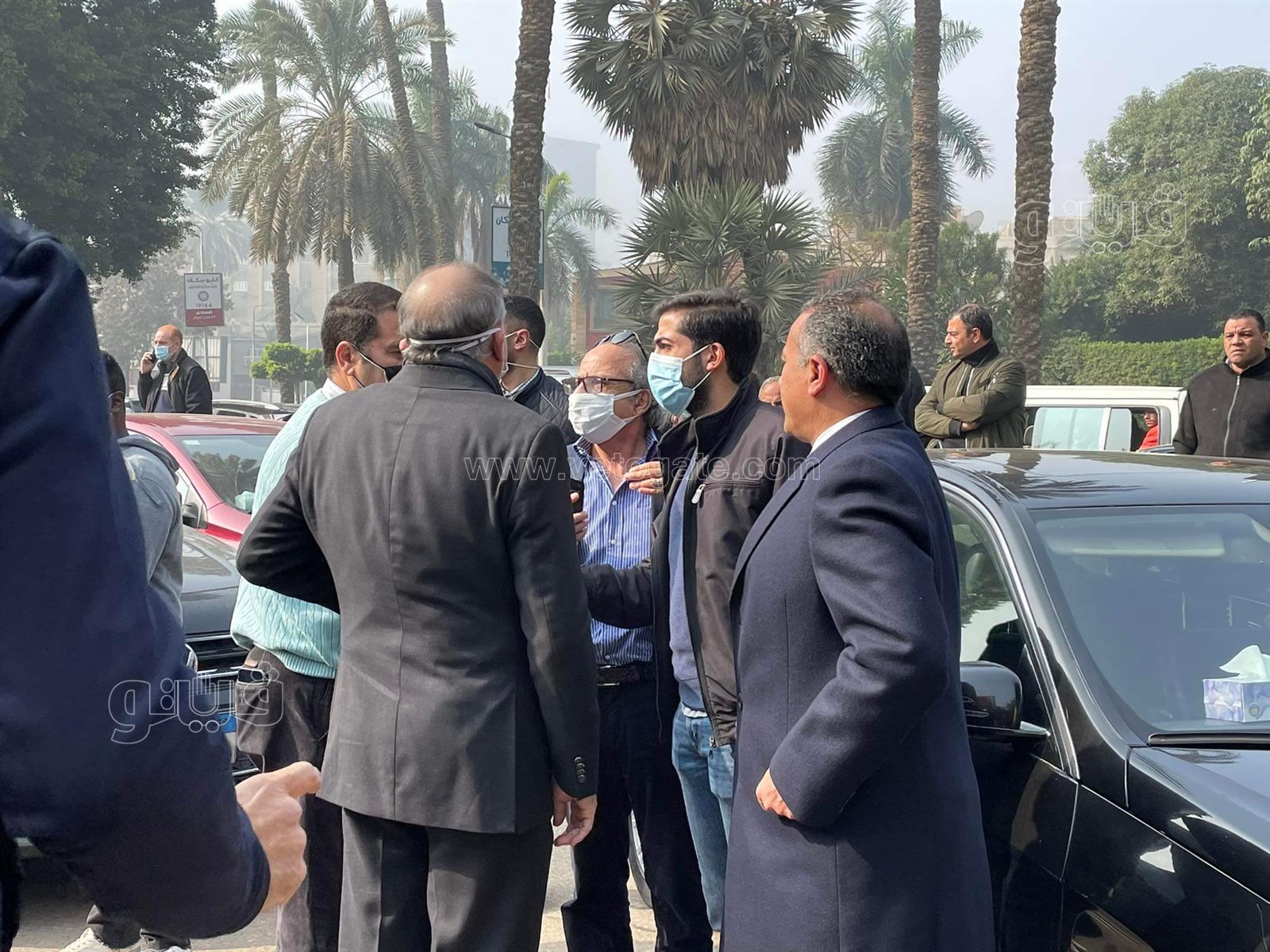 تشييع جثمان إبراهيم حجازي بحضور الخطيب ونجوم الرياضة (9)