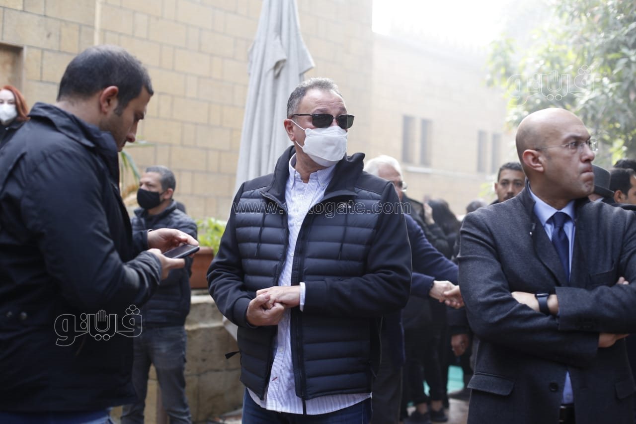 تشييع جثمان إبراهيم حجازي بحضور الخطيب ونجوم الرياضة (4)