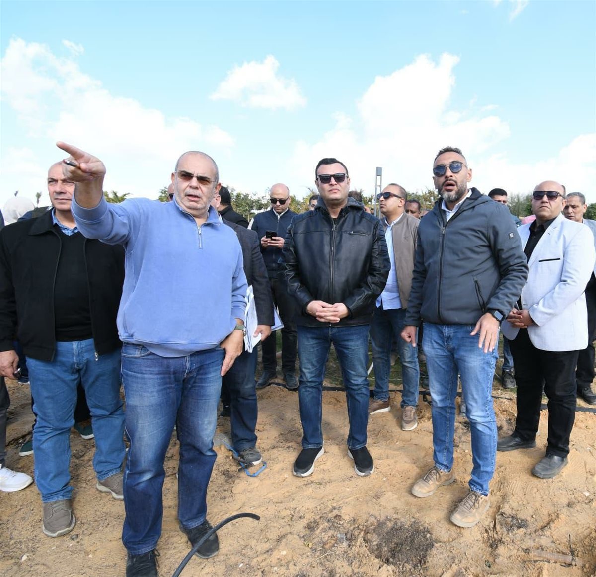 جانب من جولة وزير الاسكان&nbsp;