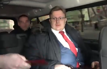 رعب دبلوماسي روسي لحظة اعتقاله، فيتو