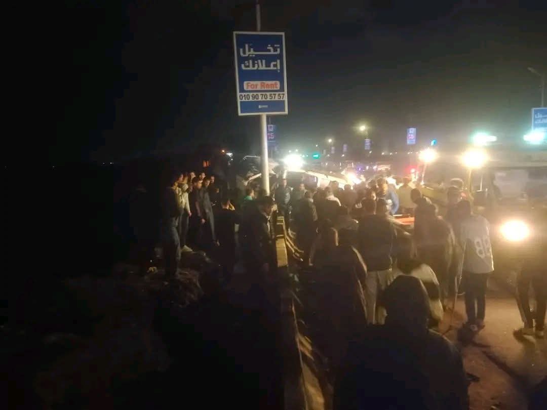 مصرع شخص وإصابة 5 آخرين في حادث تصادم ميكروباص بطريق سبرباي – طنطا