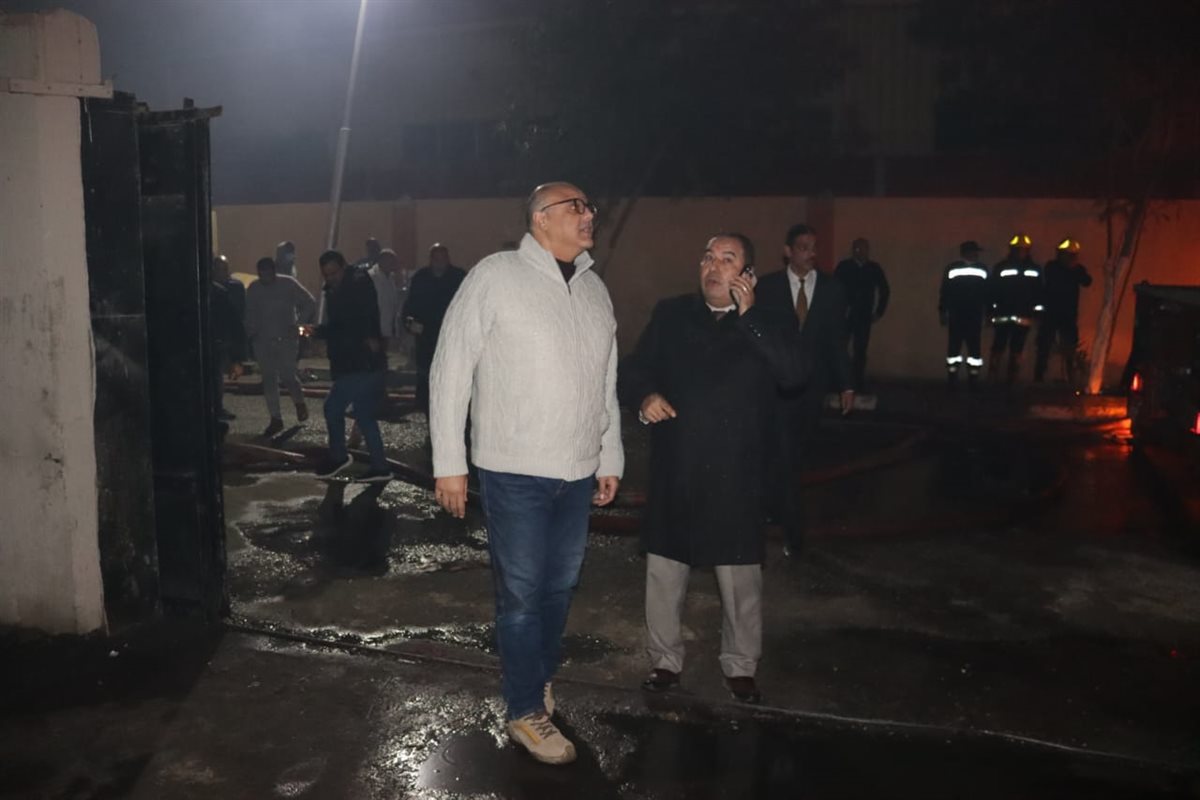 حريق مصنع كراتين بيض بالعبور،فيتو