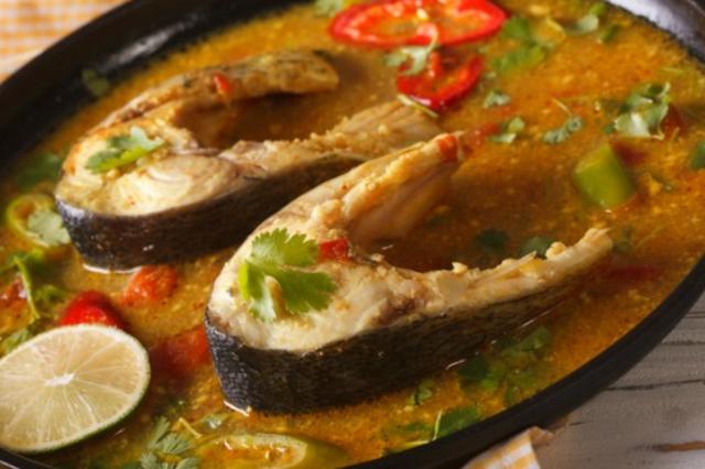 صينية السمك قشر البياض فى الفرن