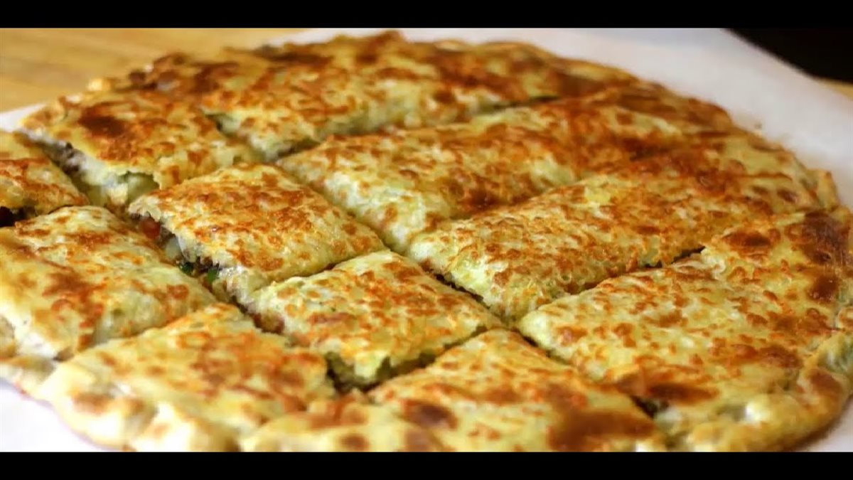 فطيرة الخضار في الطاسة