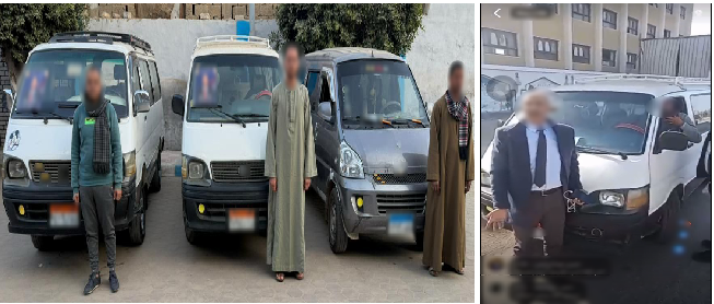 ضبط 3 سائقي ميكروباص بالمنيا بعد اتهامهم بتوجيه الناخبين لصالح مرشح&nbsp;