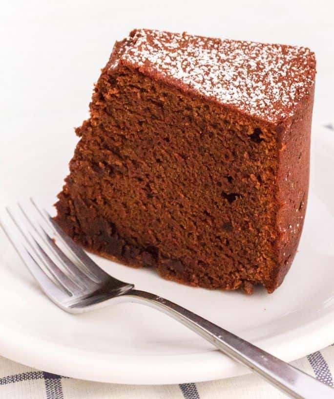 كيكة الشوكولاتة في الخلاط