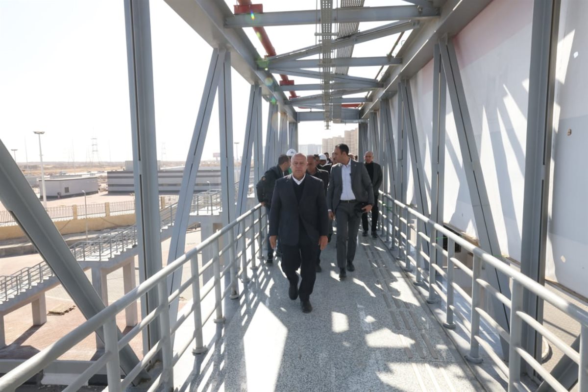 وزير النقل يتابع المرحلة الثانية من مشروع الأتوبيس الترددي