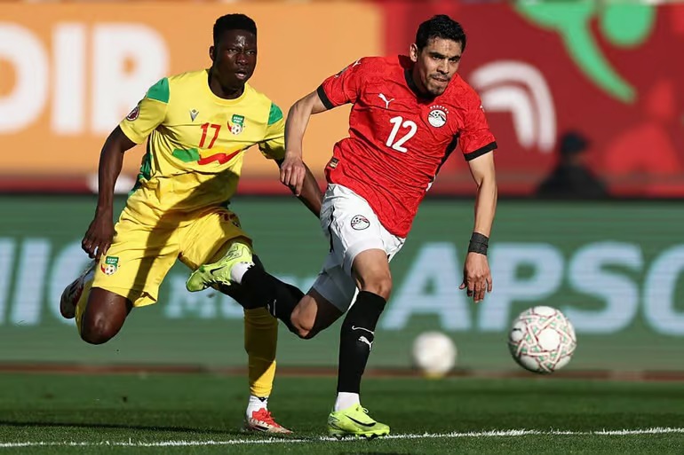 مباراة مصر وبنين في أمم أفريقيا