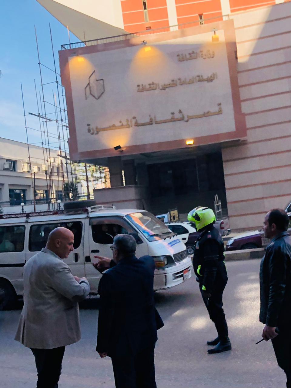 أعمال تطوير قصر ثقافة المنصورة &nbsp;