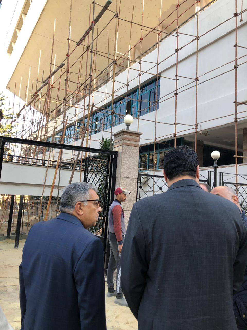 أعمال تطوير قصر ثقافة المنصورة &nbsp;