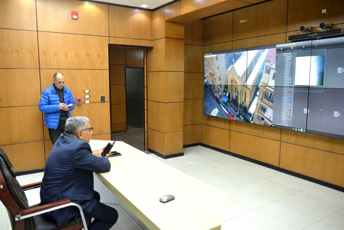 محافظ الدقهلية يتابع عبر الشبكة الوطنية أعمال النظافة&nbsp;