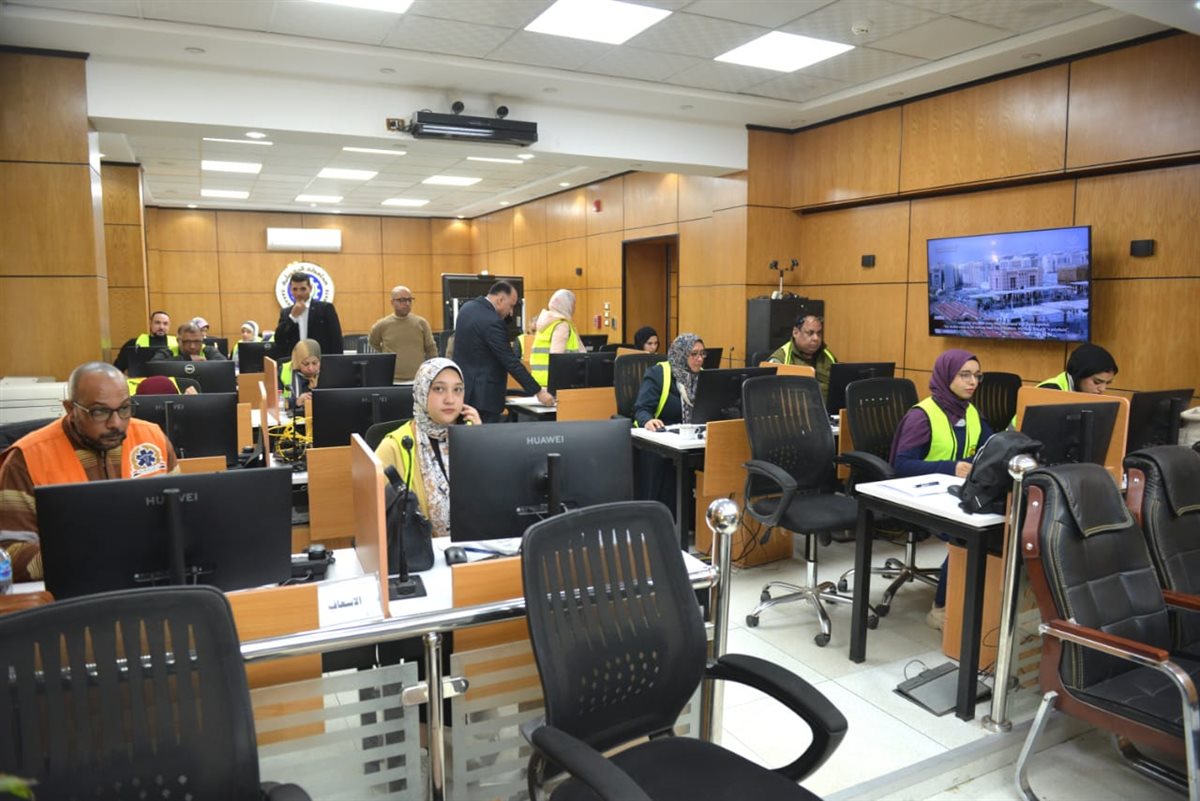 محافظ الدقهلية يتابع عبر الشبكة الوطنية أعمال النظافة&nbsp;