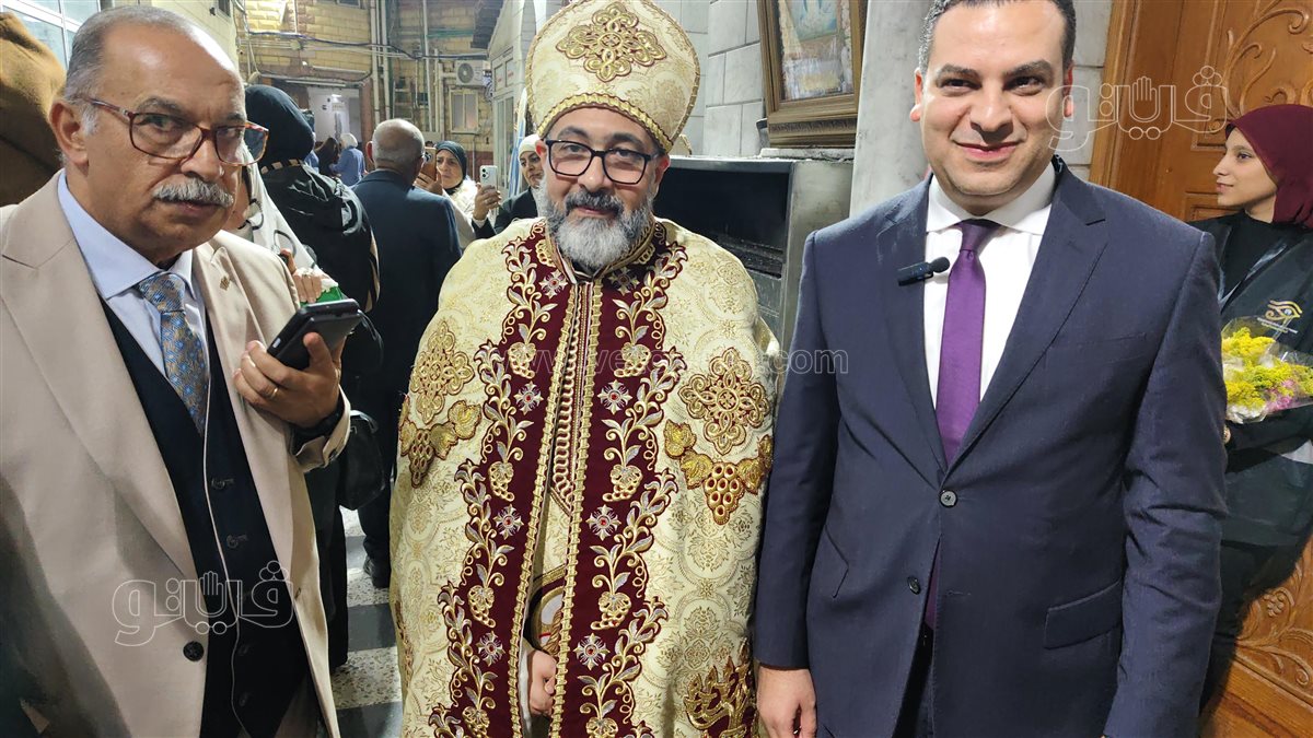 احتفالات كنيسة الأنبا بيشوي ببورسعيد في ليلة عيد الميلاد المجيد، فيتو