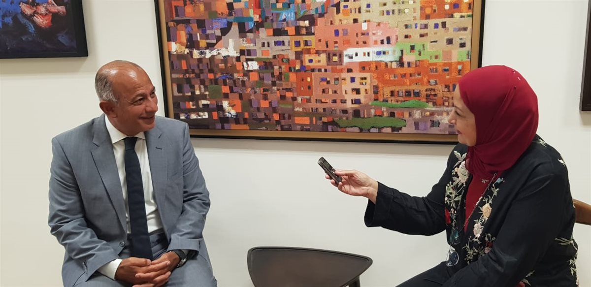 السفير وائل ابو المجد مساعد وزير الخارجية، فيتو