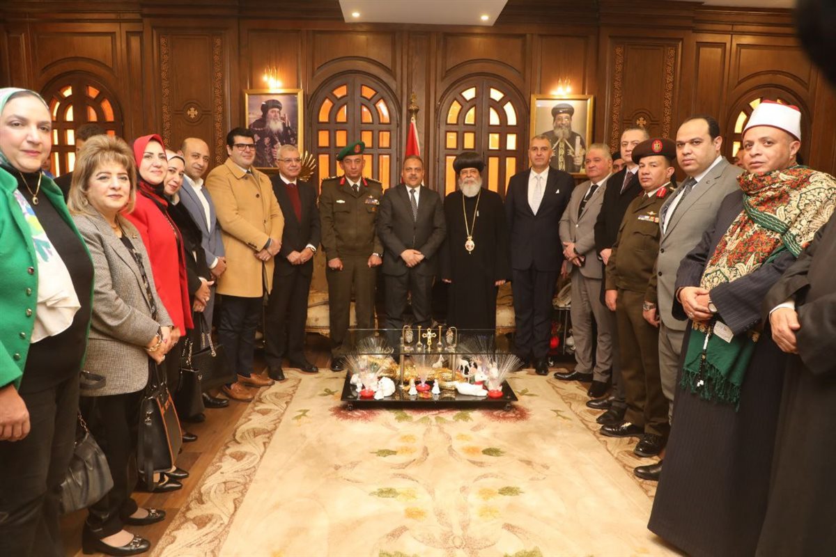 في أجواء من البهجة والتآخي.. احتفال رسمي بعيد الميلاد المجيد بالشرقية،فيتو