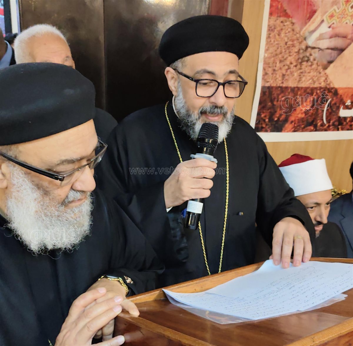 القس أرميا فهمي المتحدث الإعلامي باسم مطرانية الأقباط الأرثوذكس ببورسعيد، فيتو&nbsp;