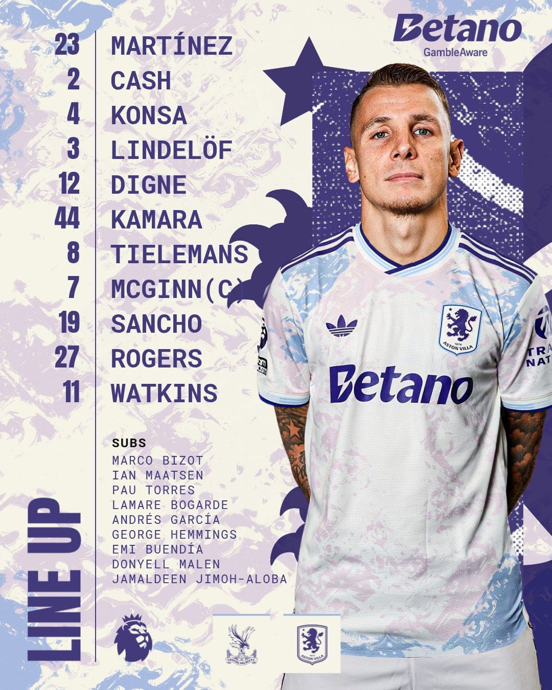 تشكيلة كريستال بالاس، فيتو