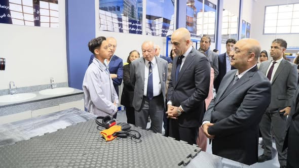 وزير التعليم يفتتح مدرسة أنسي ساويرس للتكنولوجيا التطبيقية والإنشاءات