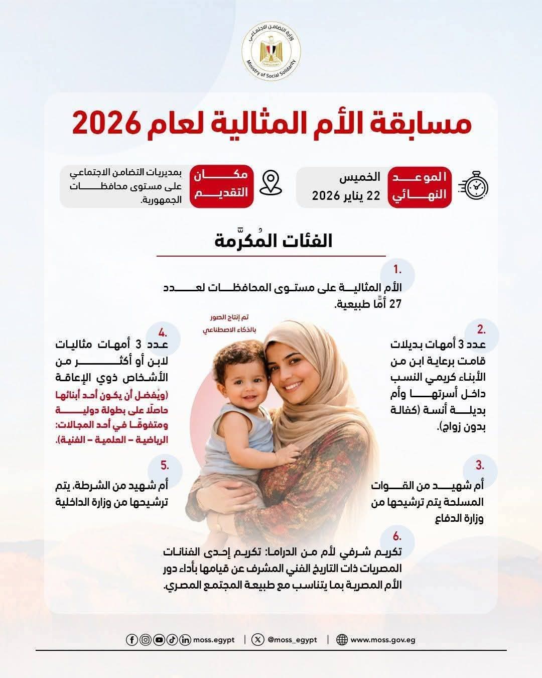 مسابقة الام المثالية محافظة القليوبية،فيتو&nbsp;