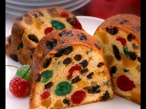 طريقة عمل الكيكة بالفاكهة المجففة&nbsp;