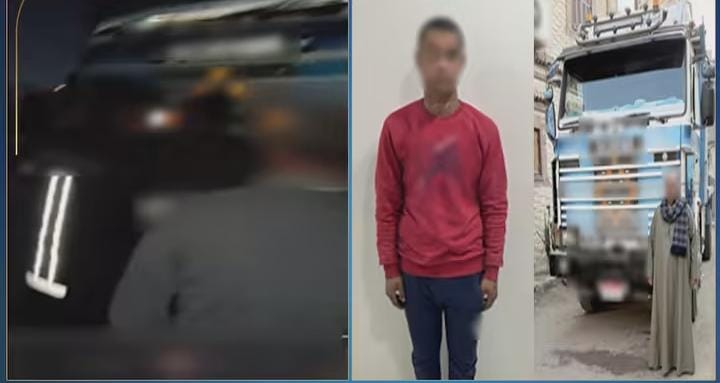 حقيقة فيديو ادعى فيه سائق نقل ثقيل طلب رشوة من فرد شرطة على الطريق الدائري