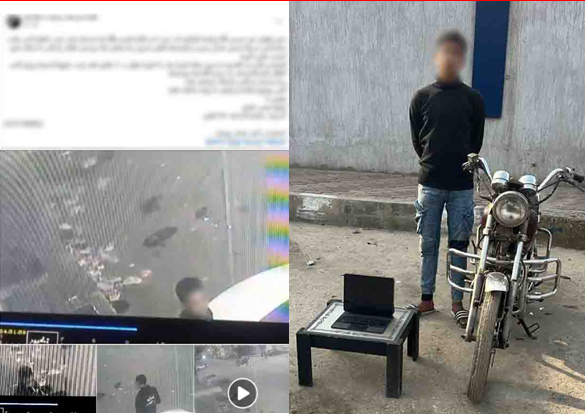 فيديو يقود الشرطة لضبط لص دراجة نارية وحقيقة من داخل سيارة ببورسعيد