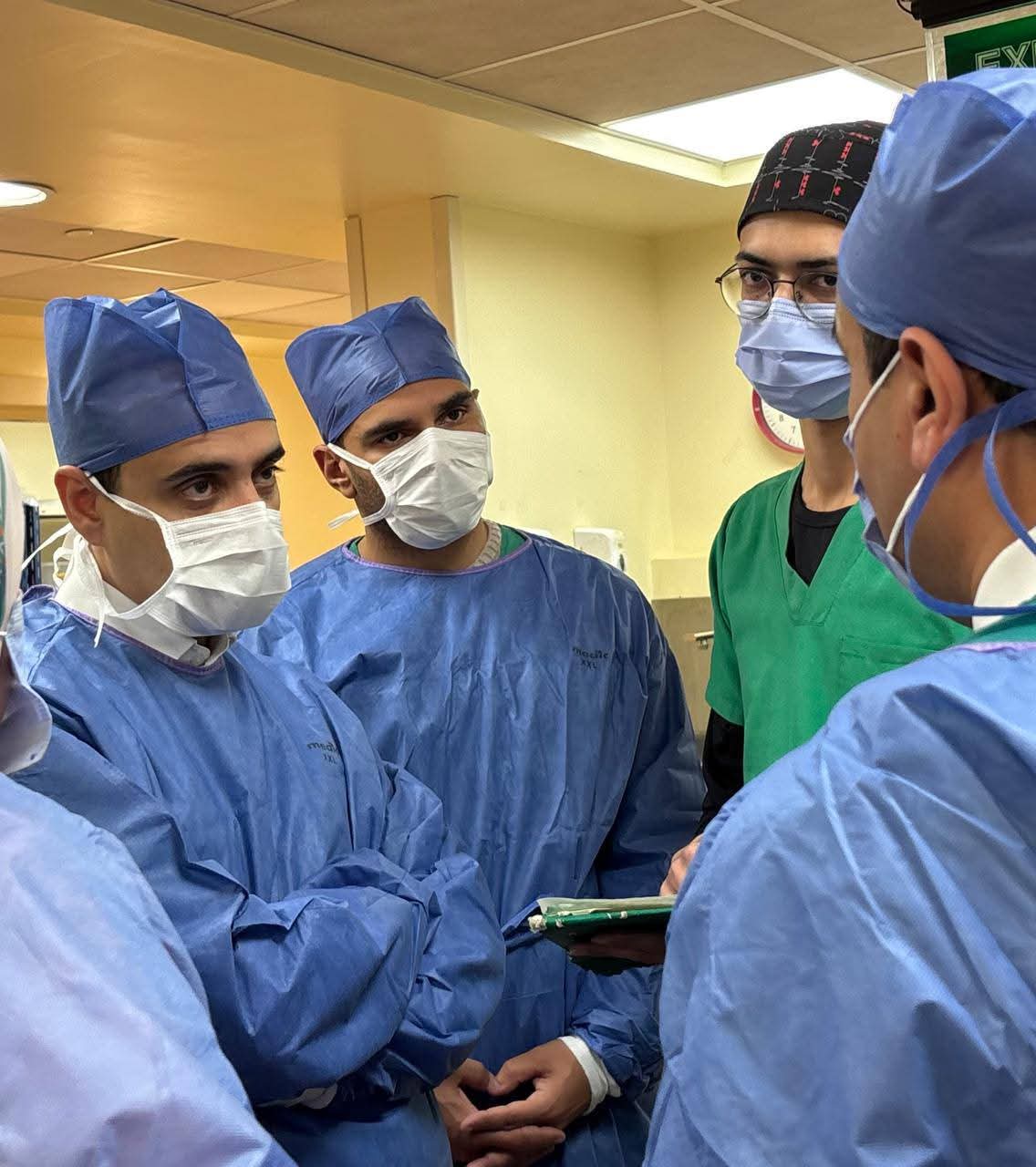جانب من الجولة داخل غرف العمليات بمجمع الإسماعيلية الطبي، فيتو