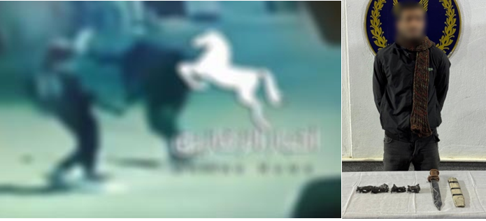 عاطل يتعدى على المارة بالسلاح أبيض فى الشرقية